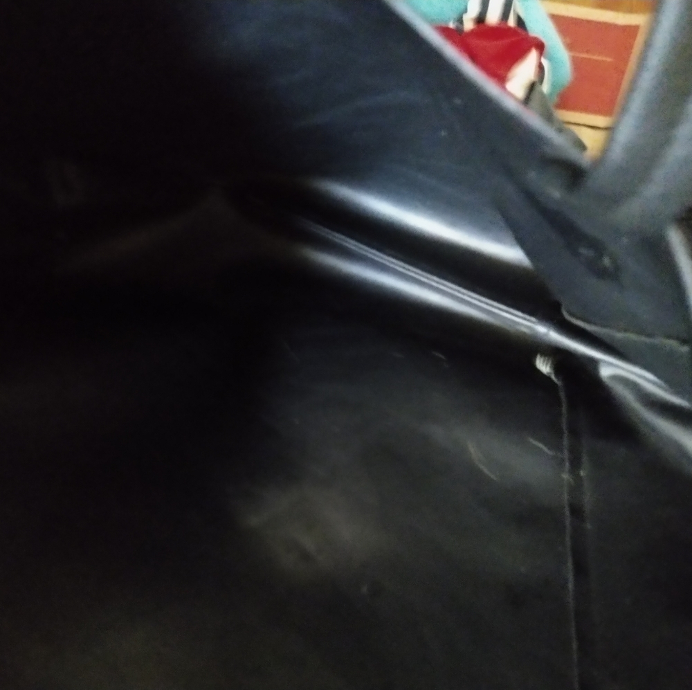 Victoria's Secret Black Fringed Tote Bag - Picture 3 of 4
